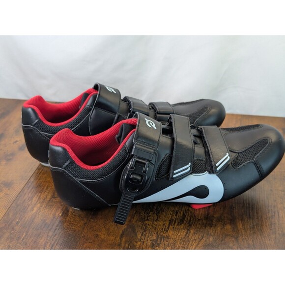 Peloton Men’s Cycling Shoes Size 42 US 8.5 9 Cleats Black Red main image 6